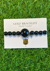 Golf Stroke Counter Bracelet - JET