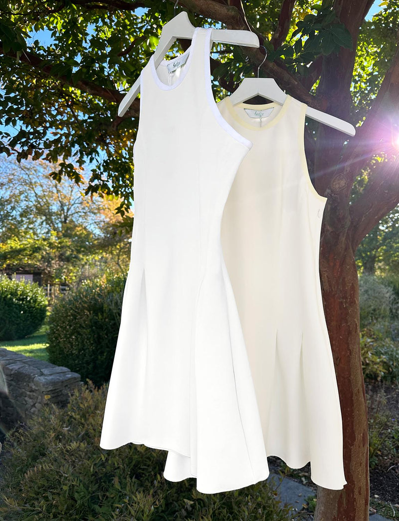 Dune Racerback Dress |Women's White Tennis Dress | Hedge Tennis Brand HEDGE Dune Racerback Dress |Women's White Tennis Dress | Hedge Tennis Brand HEDGE
