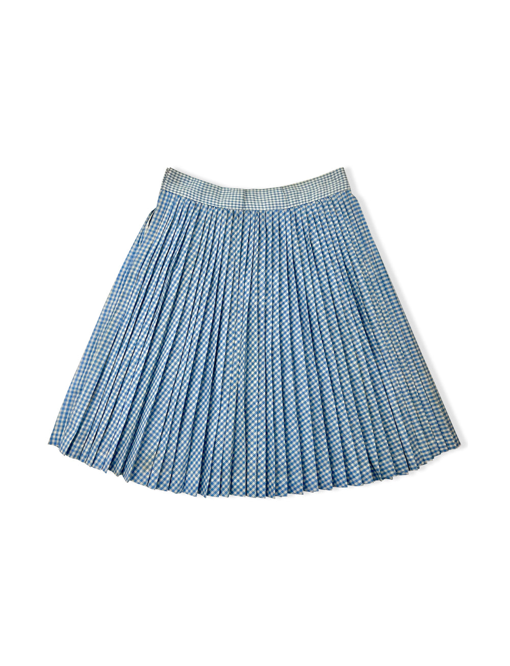 Vintage Gingham Pleated Skirt HEDGE