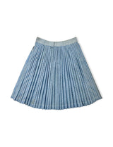 Vintage Gingham Pleated Skirt