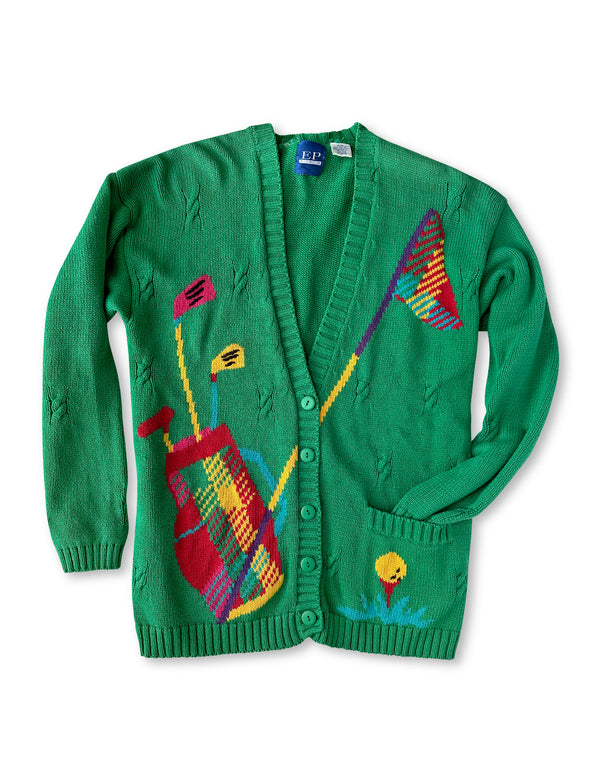 Vintage Golf Cardigan