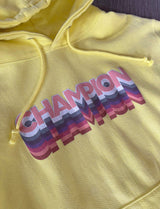 Vintage 90's Champion Yellow Retro Sweatshirt