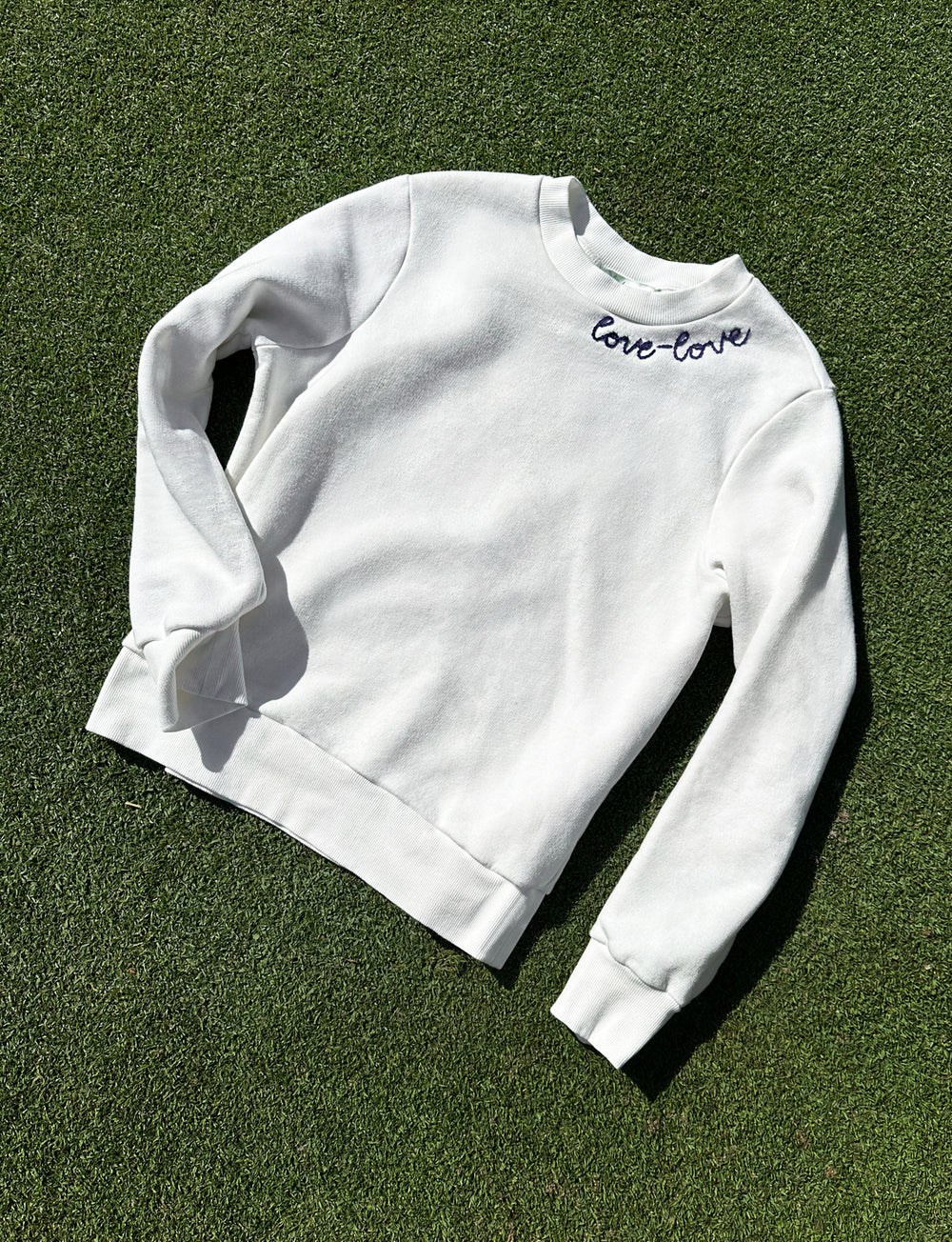 ÉPINE PARIS embroidery sweat gray×white ÉPINE PARIS embroidery sweat white×black | épine