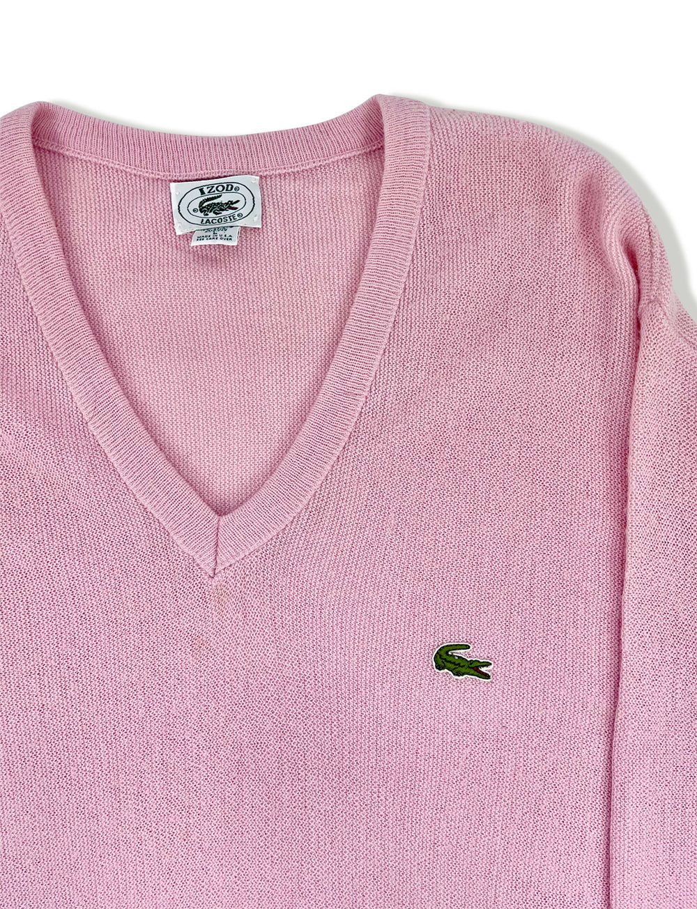 Vintage outlet Izod Lacoste V-Neck Ringer Sweater