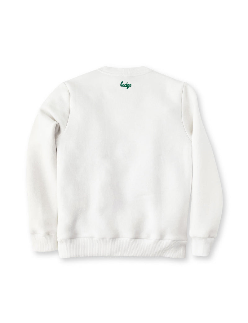 Parker Sweatshirt with Hand Embroidery