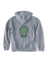 Floral Skull Hoodie Sweatshirt