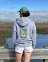 Floral Skull Hoodie Sweatshirt