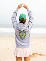 Floral Skull Hoodie Sweatshirt