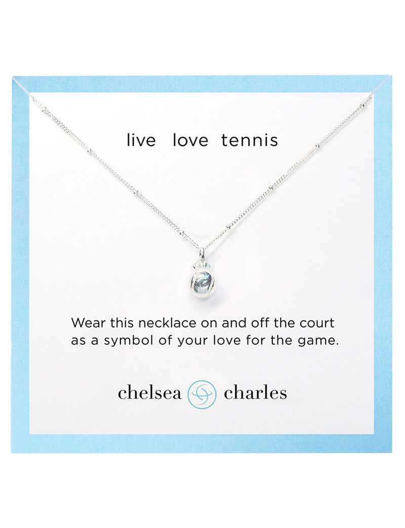 Tennis Charm Necklace