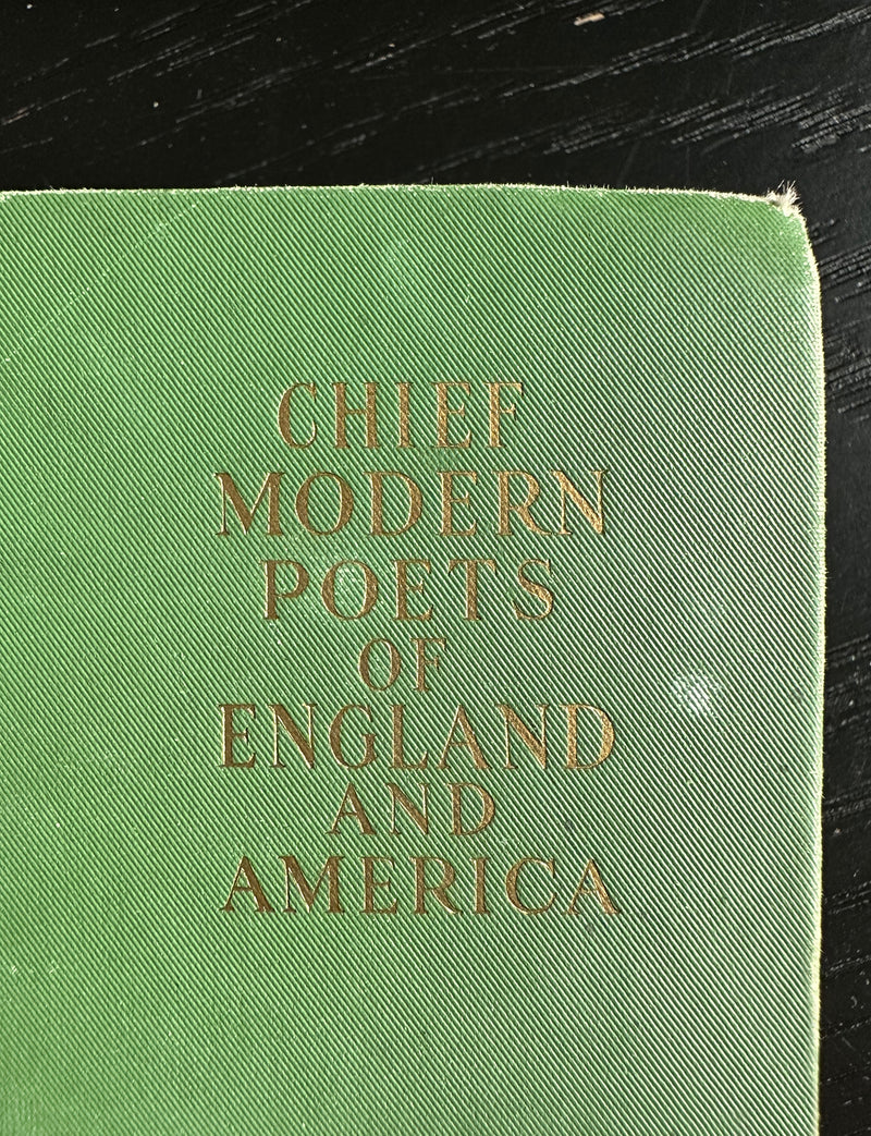 Vintage Book: Chief Modern Poets