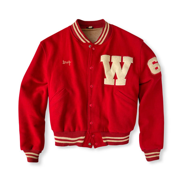 Vintage letterman jacket online