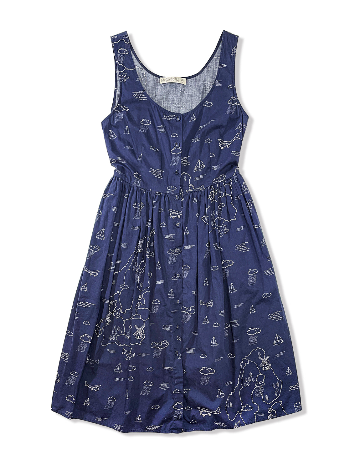 BY THE SEA SHIRT DRESS